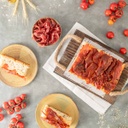 Focaccia de Parma Crocante com Tomate Confit