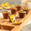 Mini Copinho de Chocolate  com Mousse de Maracujá