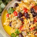 Salada de Grão de Bico com Bacalhau 