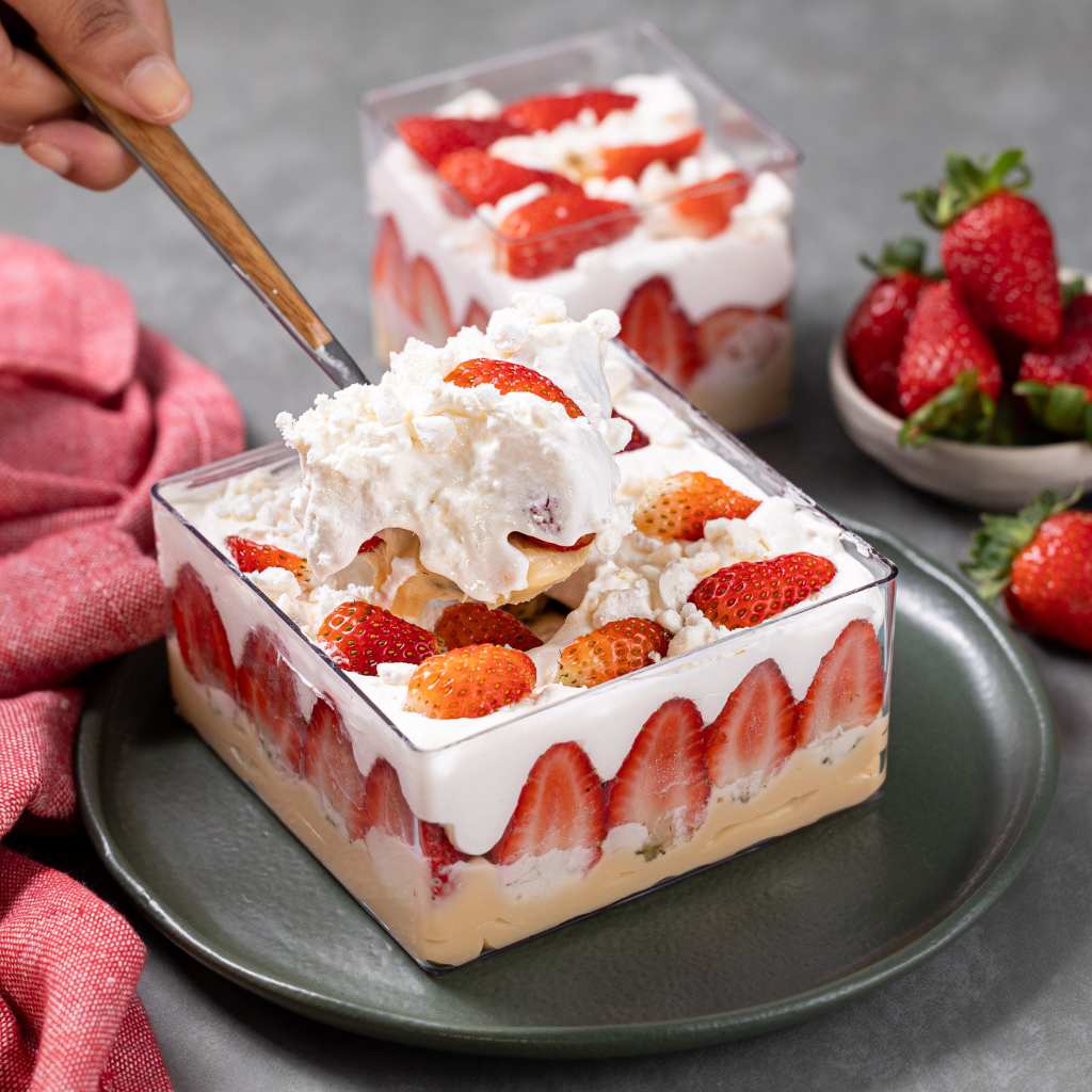 Merengue de morango