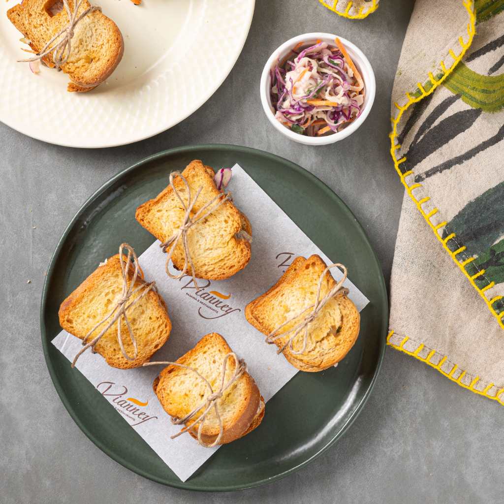 Mini Sanduiche Pão de Brioche