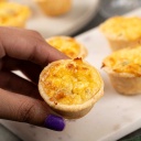 Mini quiche de Bacalhau