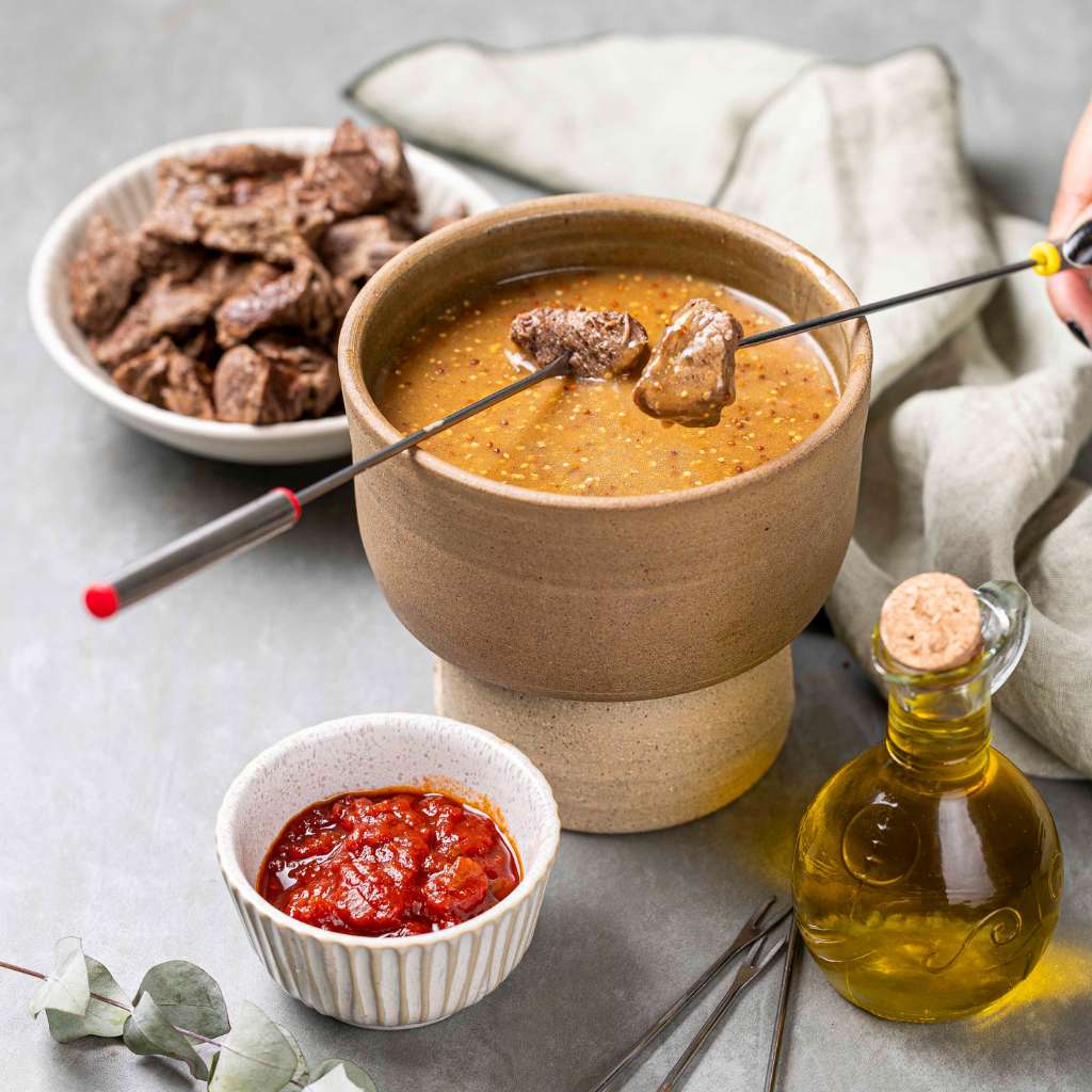 Fondue de Carne e Queijo