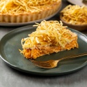 Torta de Frango com Catupiry, Parmesão e Batata Palha