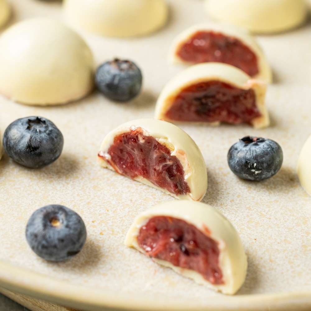 Caixa Mini Trufas de Frutas Vermelhas