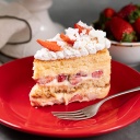 Torta de morango ao merengue