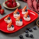 Mini Pavlova de Frutas Vermelhas