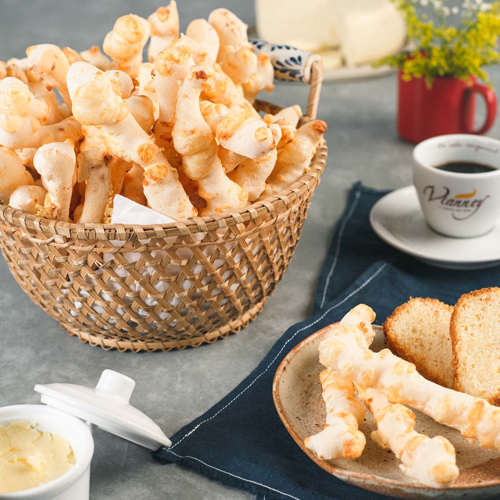 Biscoito de Polvilho com Queijo - 10 Unidades