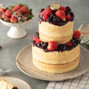 Naked Cake de Frutas Vermelhas 