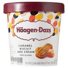 Sorvete Häagen-Dazs Macadamia e Nut Brittle