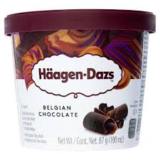 Sorvete Häagen-Dazs Belgian Chocolate