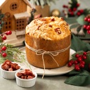 Panettone Salgado recheado com Calabresa