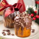 Mini Chocottone Coberto com Chocolate