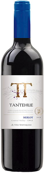 Vinho Chileno Tantehue Merlot 750 ml