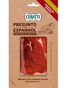 Presunto Cru Espanhol Ceratti 100g