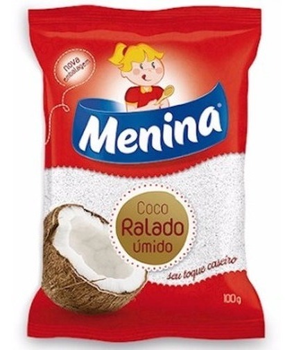 Coco Ralado Úmido Adoçado Menina 100g