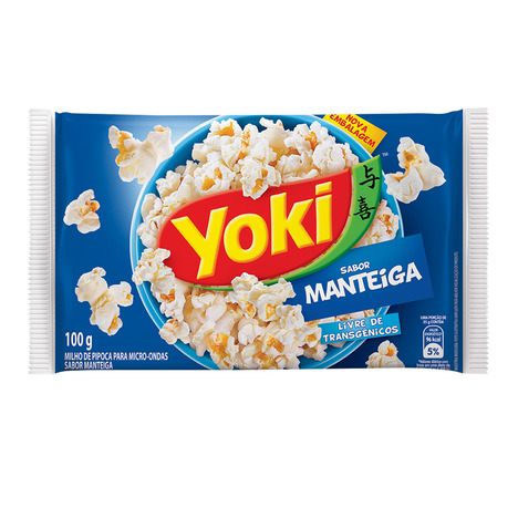 Pipoca de Microondas de Manteiga Yoki 100g