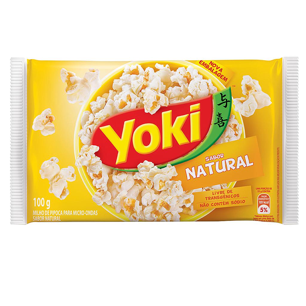 Pipoca de Microondas Natural Yoki 100g