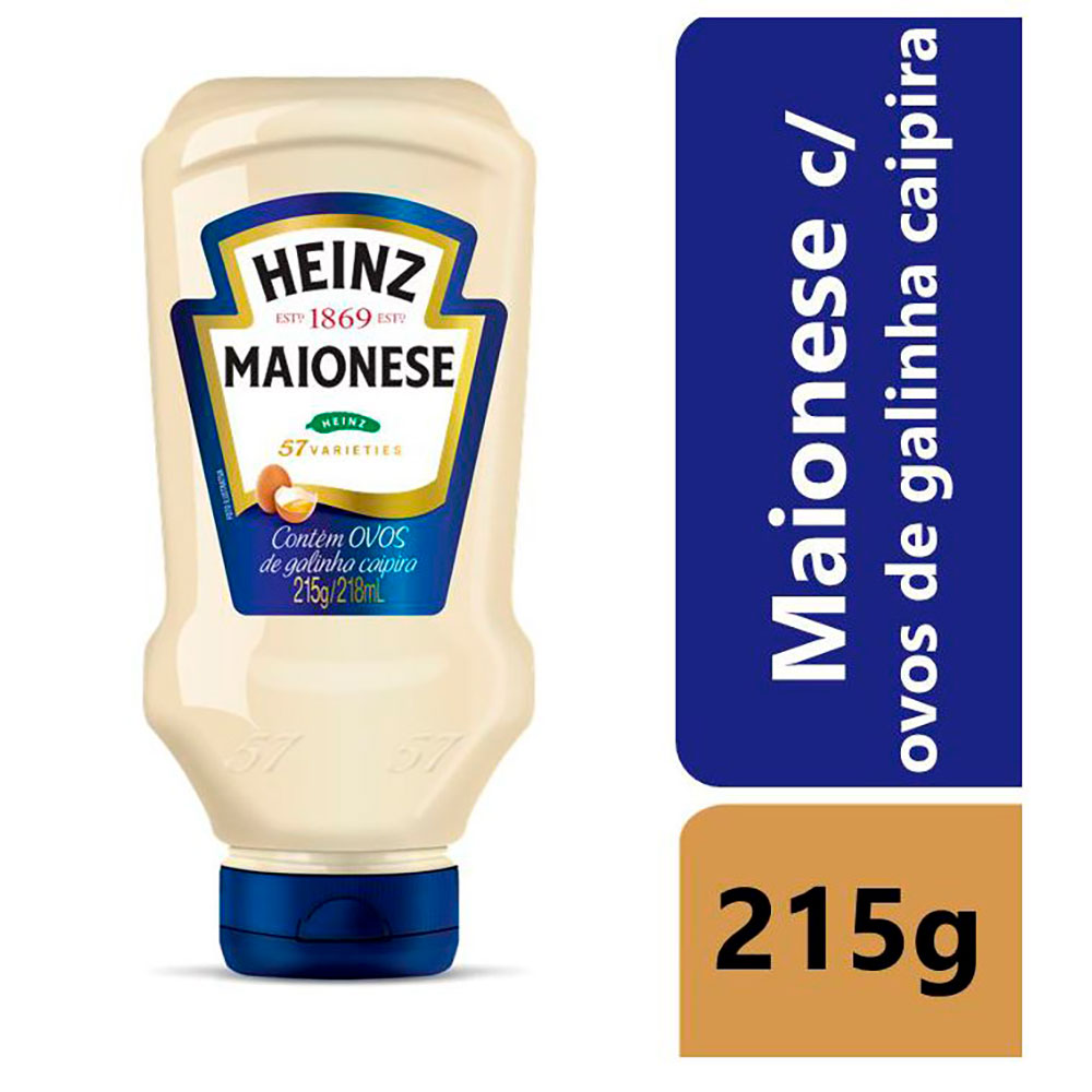 Maionese Heinz Ovos Caipiras 218 ml