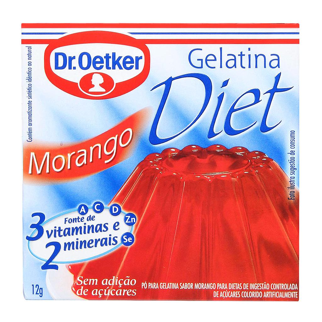  Gelatina Diet Morango Dr. Oetker 12 g