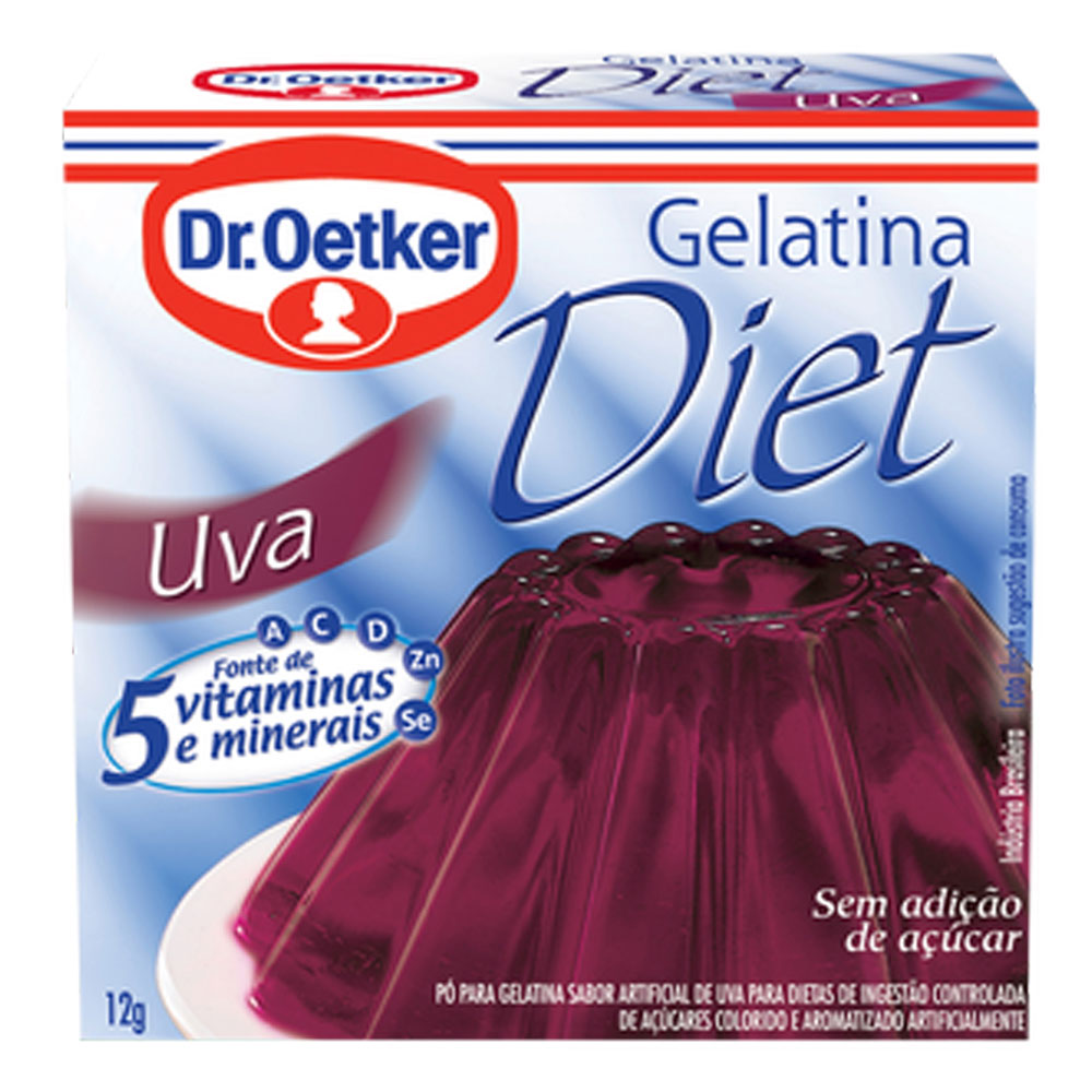  Gelatina Diet Uva Dr. Oetker 12 g