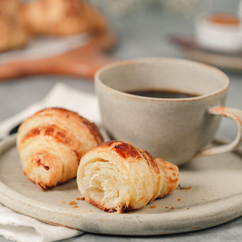 Mini Croissant Francês Amanteigado