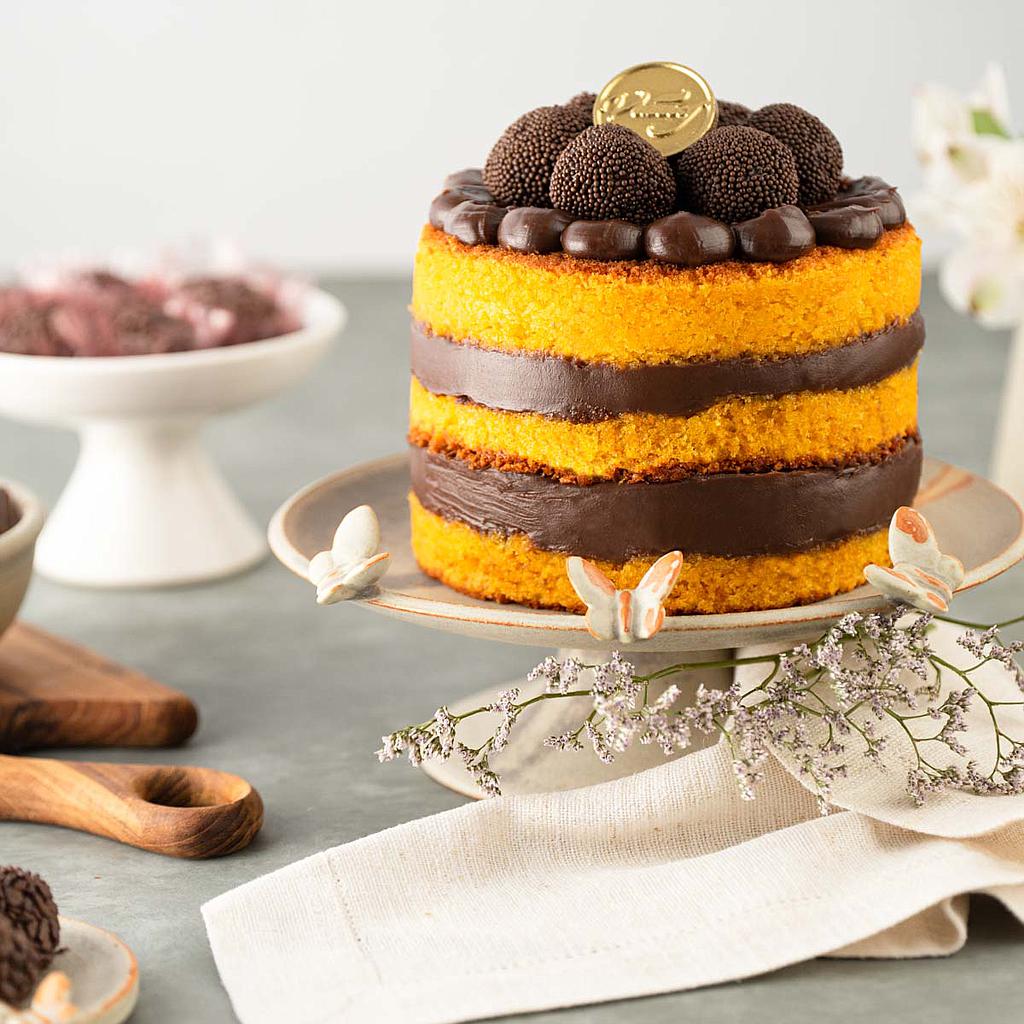 Naked Cake de Bolo de Cenoura