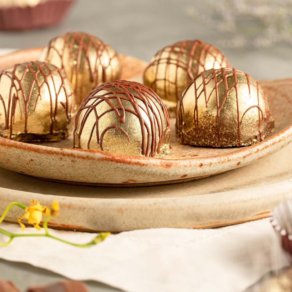 Mini bombom de Brigadeiro Caramelizado