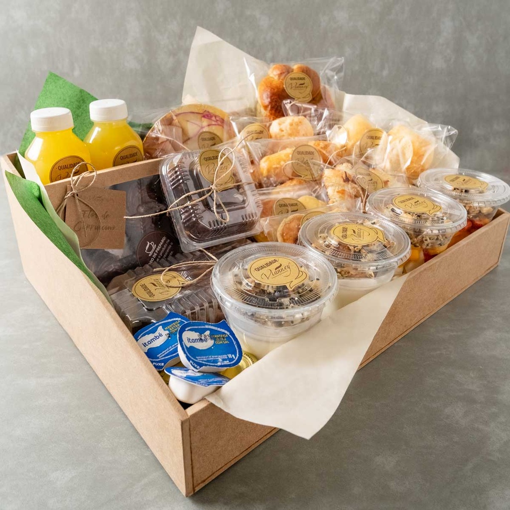 Cesta de café da manhã Vianney - Serve 4 pessoas