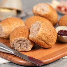 [095239] Mini Pão Francês 100% Integral - 2 Unidades  